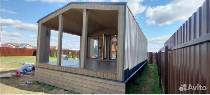 Каркасный теплый дом с доставкой 40 м кв, арт. гу-6566