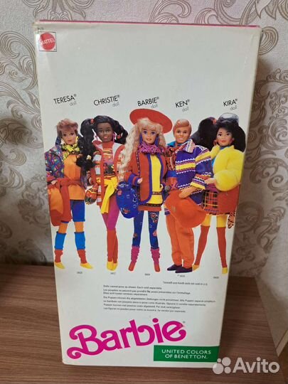 Барби 1990 год United Color of benetton