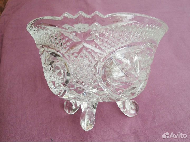 Хрусталь СССР Конфетница бронь до 15 сентября