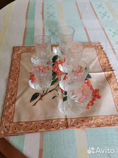 Хрустальные рюмки СССР