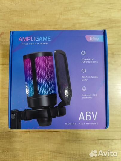 Новый микрофон Fifine ampligame a6v