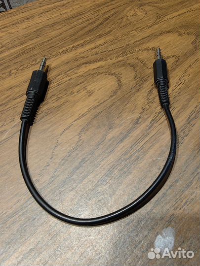 Кабель аудио mini jack 3.5 - 3.5 mm, б/у, рабочий