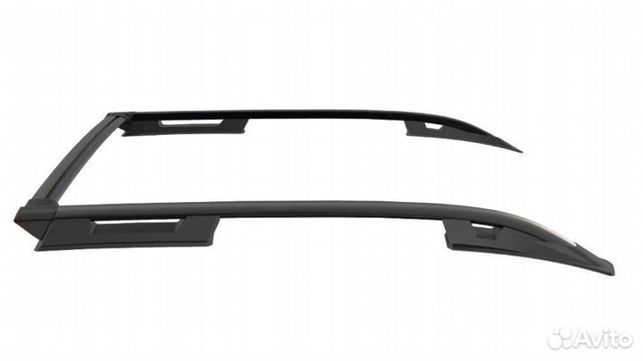 Рейлинги черные volkswagen amarok с поперечиной