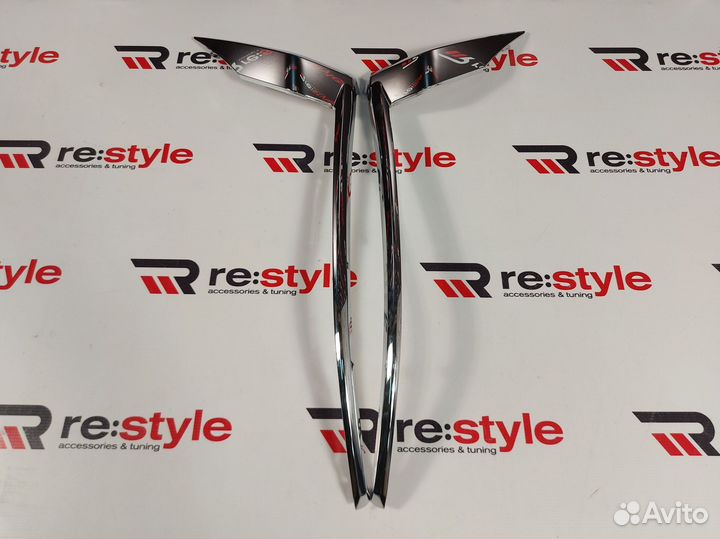 Ресницы фар Toyota Land Cruiser Prado 150