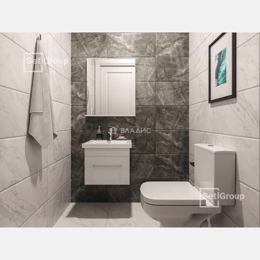 2-к. квартира, 54 м², 4/12 эт.