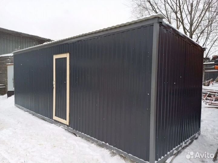 Блок-контейнер с душем и туалетом