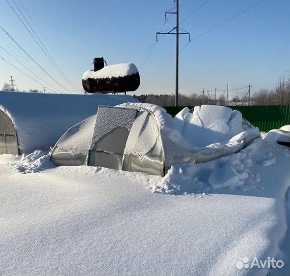 Чистка кровли от снега