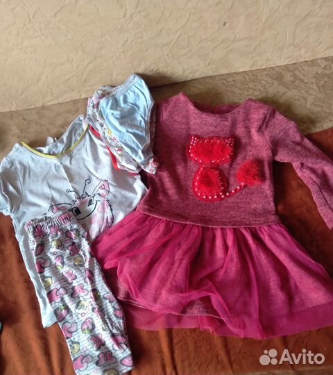 Продам пакет вещей на девочку 2-3года