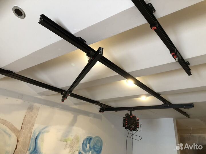 Подвесная потолочная система для фотостудии
