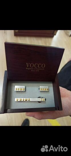 Запонки и зажим для галстука