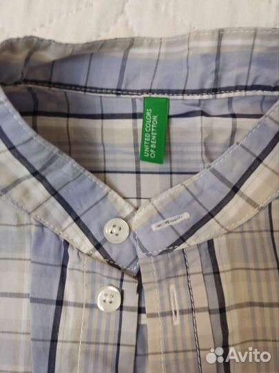 Летняя рубашка с коротким рукавом для мальчика