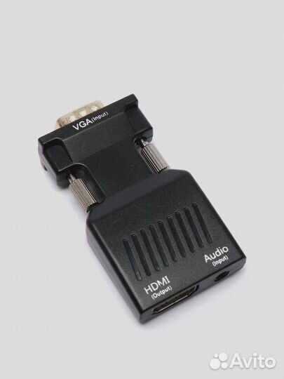 Адаптор VGA на hdmi+ audio с питанием