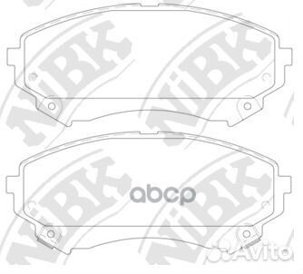 Колодки тормозные дисковые передн. cadillac CTS