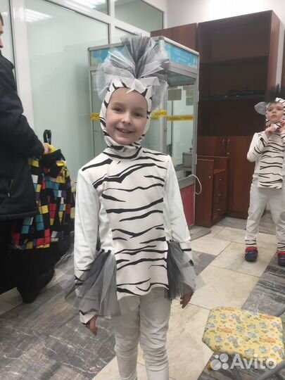 Костюм зебры новый