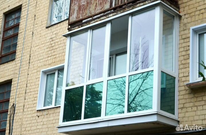 Остекление балконов и лоджий под ключ O8500