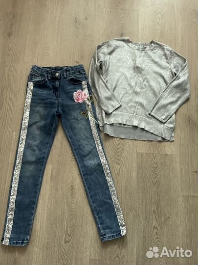 Monnalisa джинсы Stella McCartney кофта