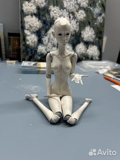 Обучение по лепке шарнирной куклы Bjd