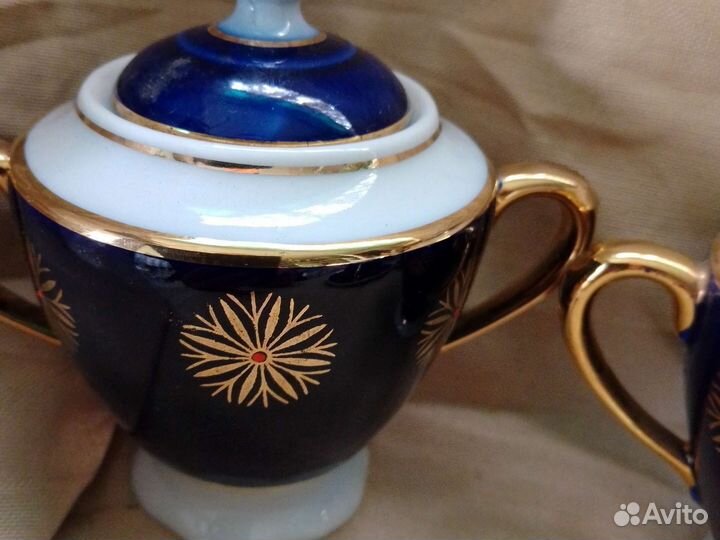 Сервиз чайный кобальт