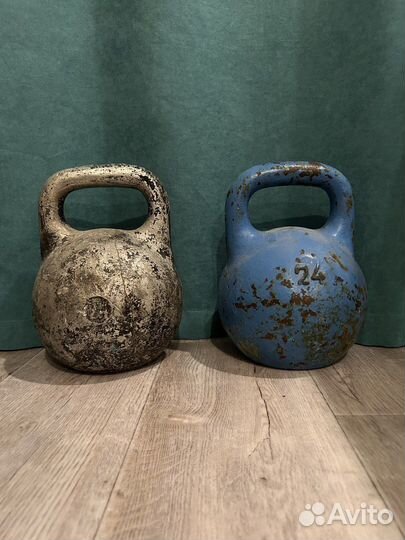Гири 24 кг. 2 шт