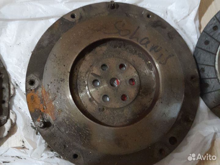 Маховик и корзина сцепления хундай солярис1.6