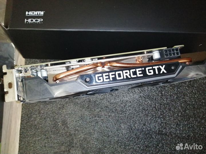 Видеокарта Palit nvidia GeForce GTX 1660TI 6гб днс