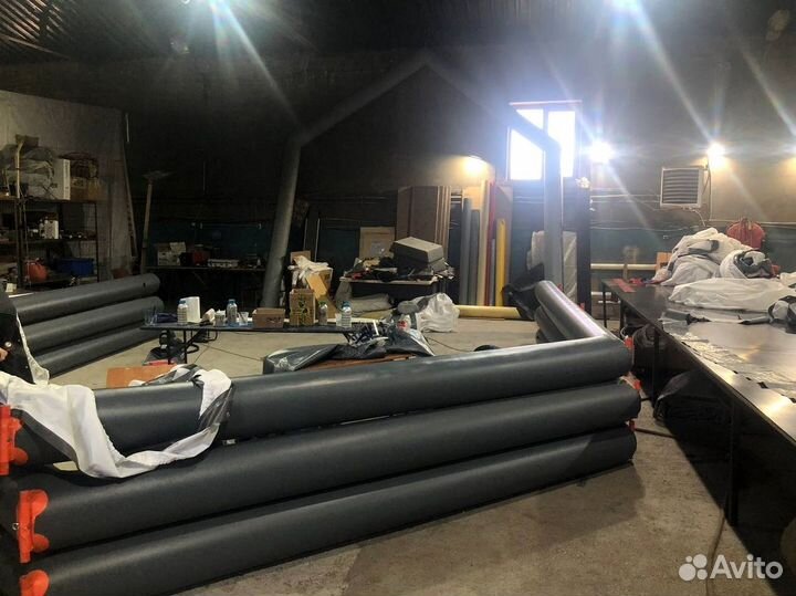 Мобильный модуль. Каркасная надувная палатка