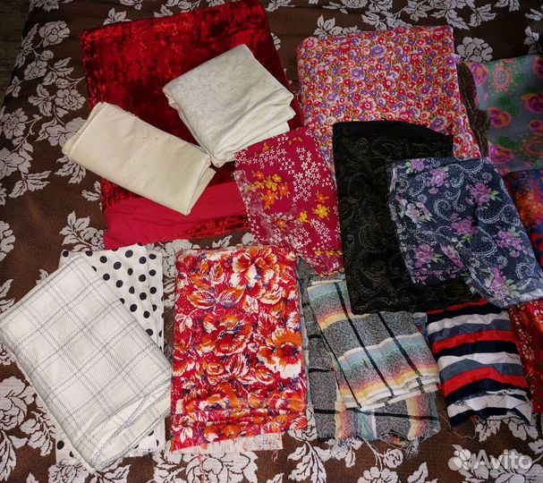 Остатки разных тканей пакетом