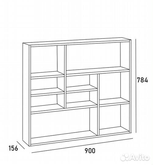 Полка 6 Сити навесная