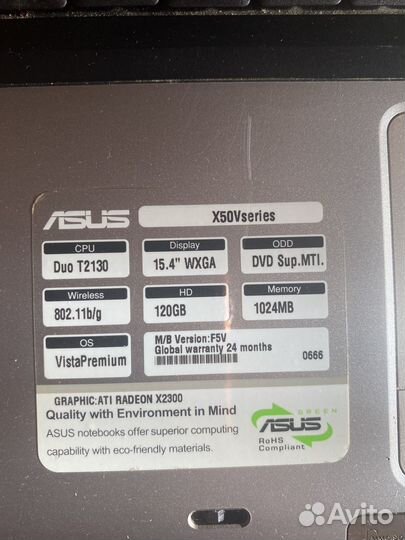 Asus X50V