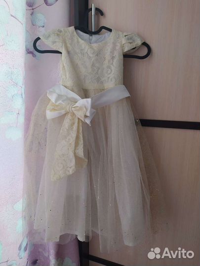 Нарядное платье для девочки 98 104