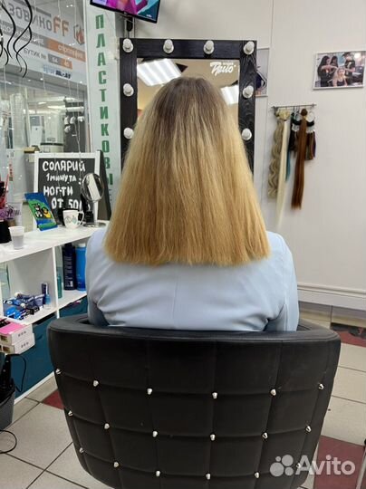 Биопротеиновые волосы + наращивание