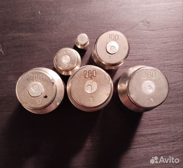 Гири гирьки калибровочные (разные)