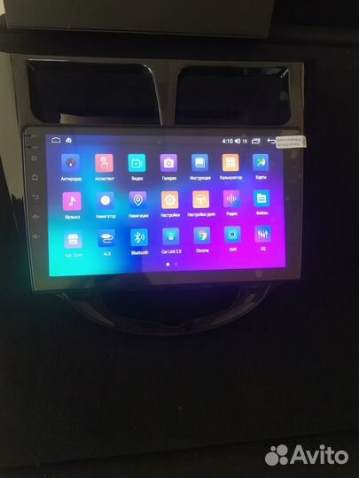 2din android 2/32 GB Салярис с Черной рамкой