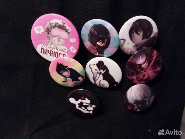 Значки из Аниме