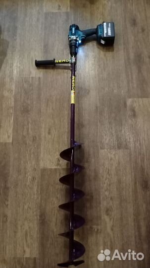 Шуруповерт с ледобуром для зимней рыбалки