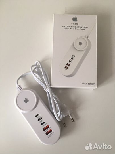 Usb хаб apple 25w на 5 выходов