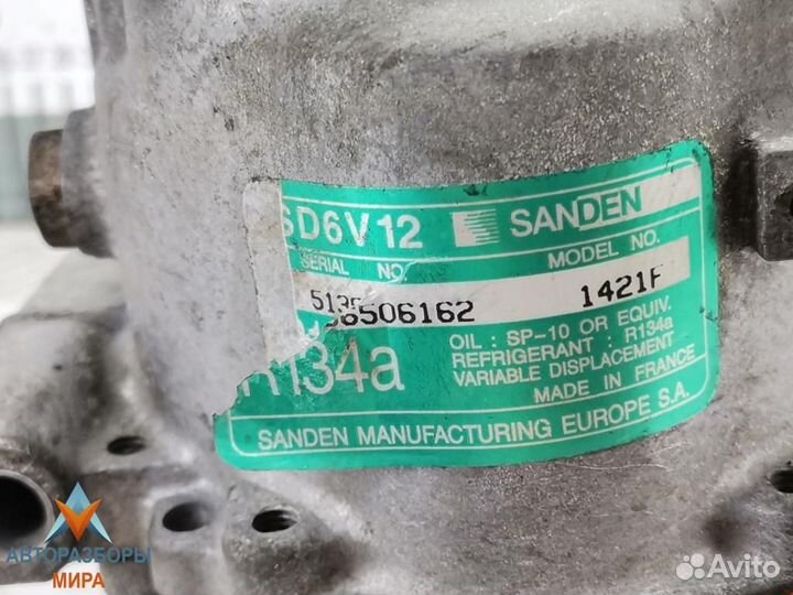 Компрессор кондиционера Peugeot 206 2001 6453EN