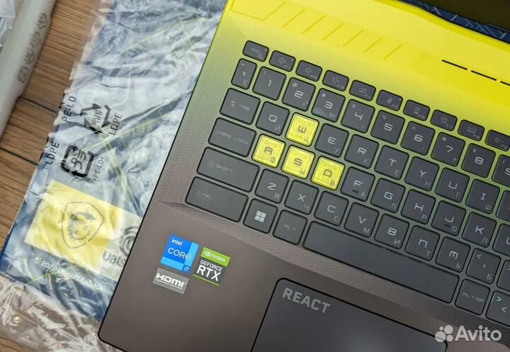 Игровой MSI Crosshair R6E I7-12700H/RTX3060/144Hz