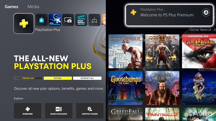 PS Plus Premium подписка 10 мес. для PS4\PS5