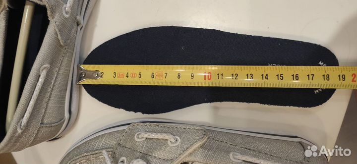 Туфли топсайдеры кеды Sperry на 18-18,5см ножку