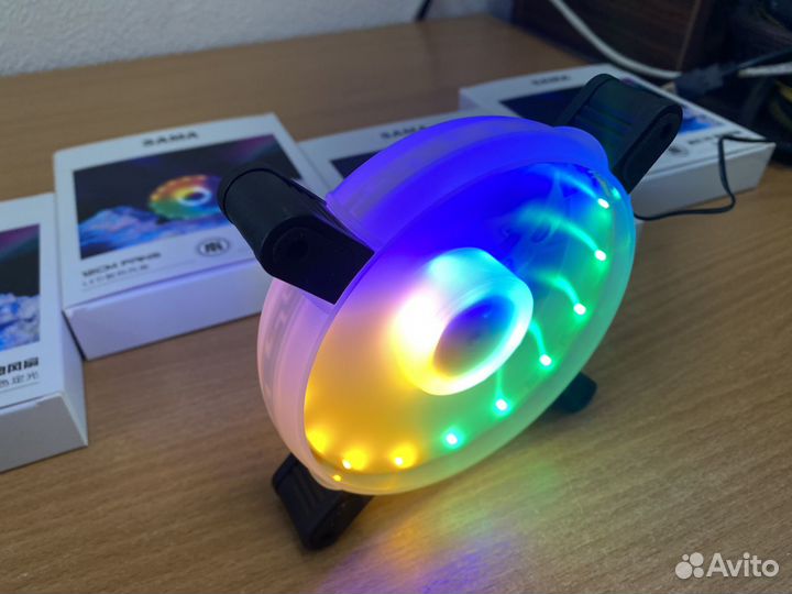 Вентилятор для пк с RGB подсветкой