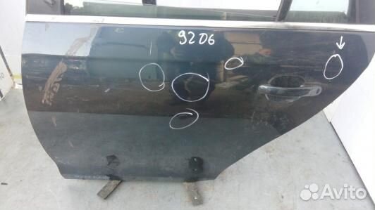 Дверь задняя левая volkswagen golf 6 (92D06FG01)