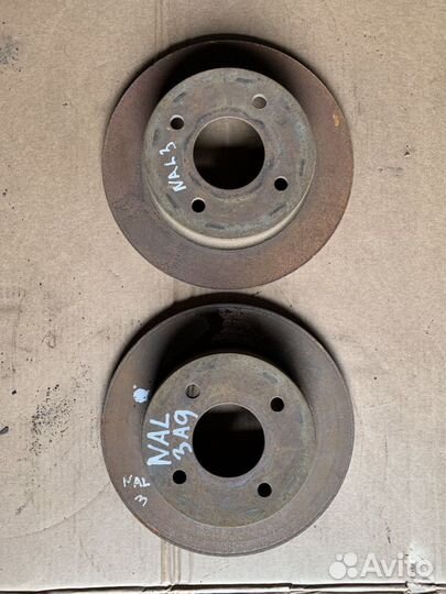 Диск тормозной задний для Nissan Almera N16 2000-2