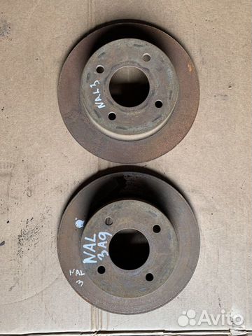 Диск тормозной задний для Nissan Almera N16 2000-2