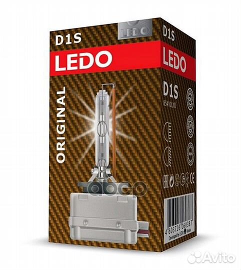 Ledo Лампа D1S 4300К ledo Original 85410lxo ledo