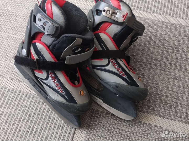 Коньки ледовые раздвижные 26-39 р. + видео