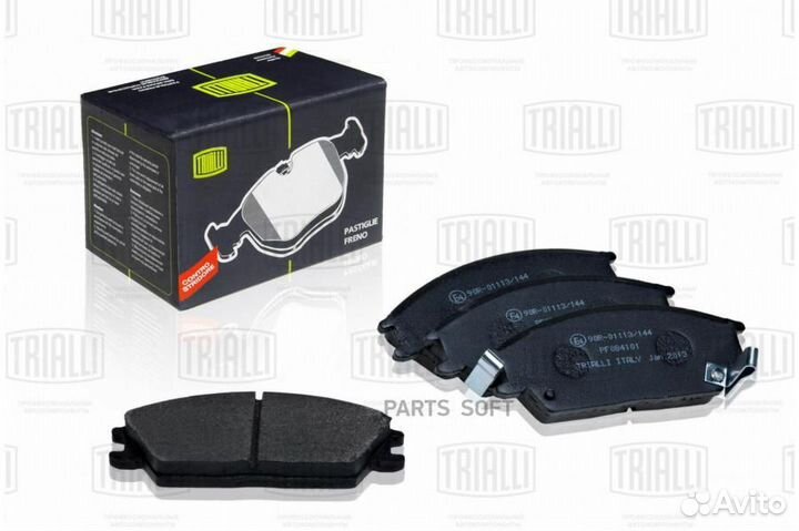 Trialli PF084101 Колодки торм. для а/м Hyundai Acc
