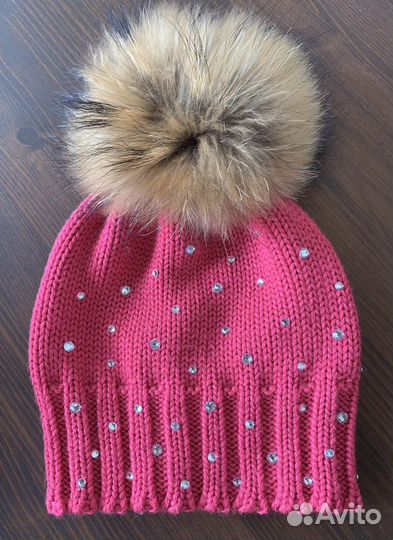 Шапка для девочки 1 шт, варежки