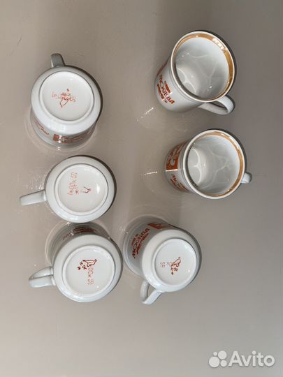 Кружки Москва новые дулево 1 сорт 1991 год