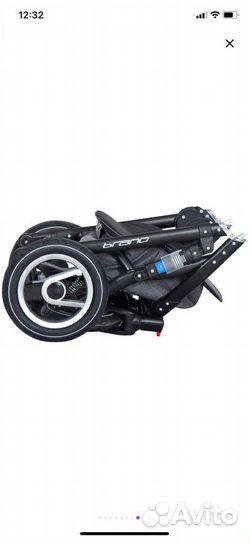 Коляска 3 в 1 rico bruno carbon